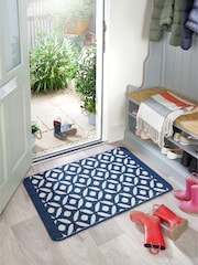 My Mat Navy Crescent Small Doormat - Image 1 of 4