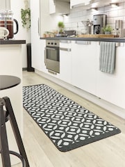My Mat Charcoal Crescent Large Runner - Image 1 of 4