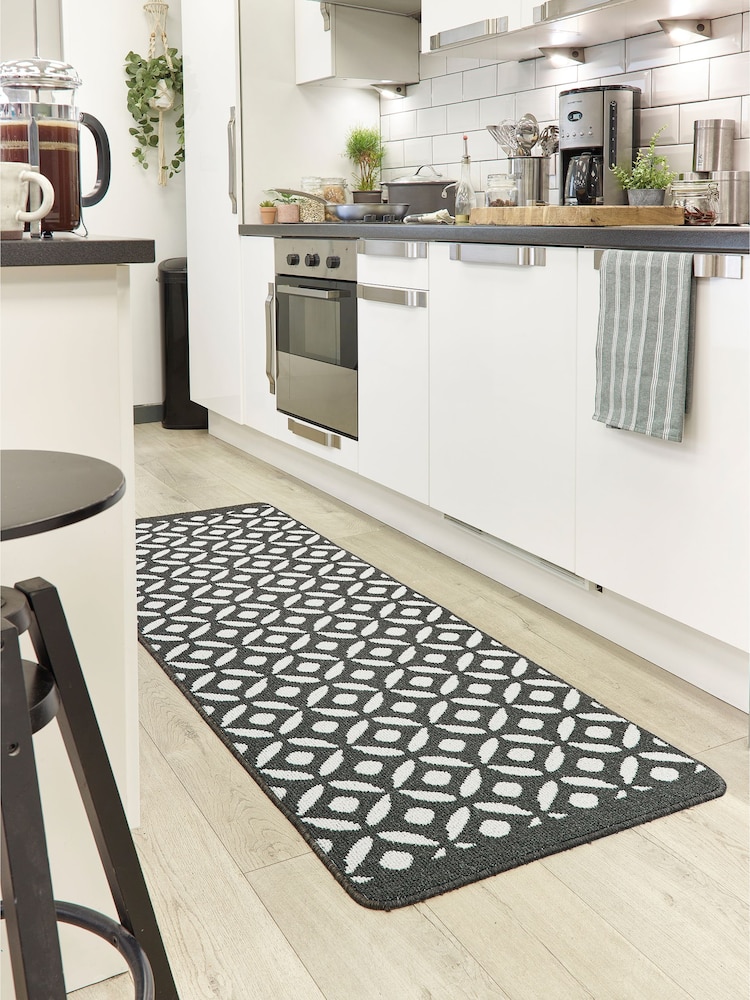 My Mat Charcoal Crescent Large Runner - Image 1 of 4