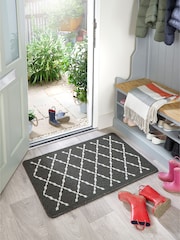 My Mat Charcoal Arbor Small Doormats - Image 1 of 4