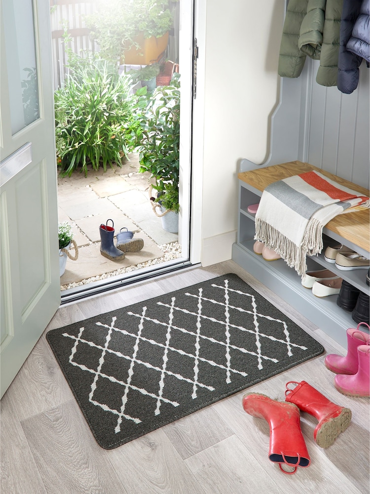 My Mat Charcoal Arbor Small Doormats - Image 1 of 4