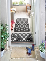 My Mat Charcoal Arbor Small Doormats - Image 2 of 4