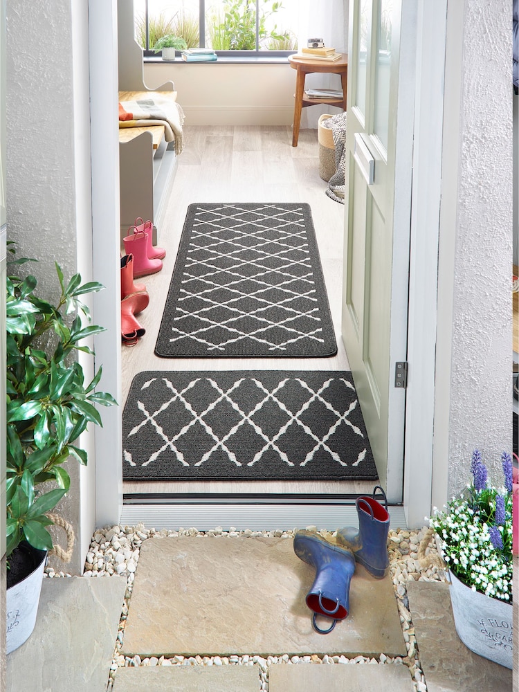 My Mat Charcoal Arbor Small Doormats - Image 2 of 4