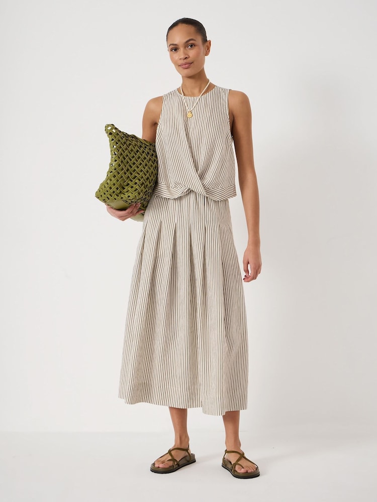 Hush Green Front Knot Crop Top - Image 2 of 6