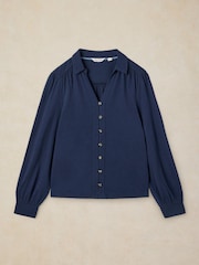 White Stuff Blue Ronley Shirt - Image 5 of 6