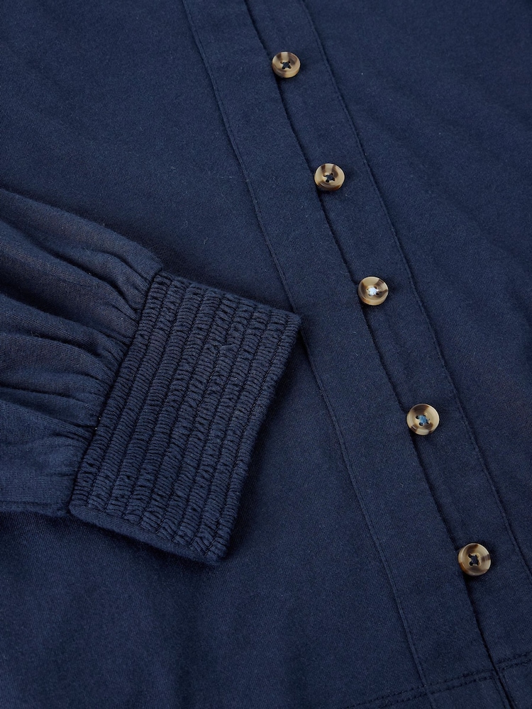 White Stuff Blue Ronley Shirt - Image 6 of 6