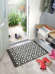 My Mat Charcoal Crescent Small Doormats - Image 1 of 4