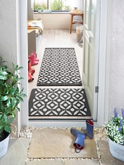 My Mat Charcoal Crescent Small Doormats - Image 2 of 4