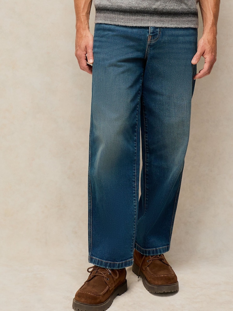 White Stuff Blue Walker Wide Leg Jeans - Image 2 of 6