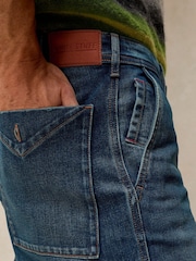 White Stuff Blue Walker Wide Leg Jeans - Image 4 of 6
