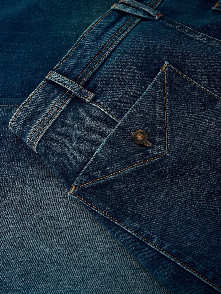 White Stuff Blue Walker Wide Leg Jeans - Image 6 of 6