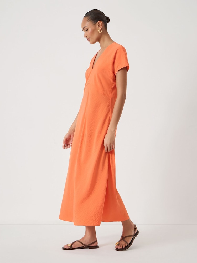 Hush Orange Grace Air Flow V-Neck Maxi Dress - Image 2 of 6