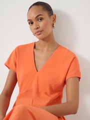 Hush Orange Grace Air Flow V-Neck Maxi Dress - Image 7 of 8