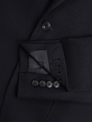 Reiss Navy Attire Slim Fit Textured Wool Blend Blazer - Image 6 of 6