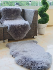 Origin Rug Collection. Grey Sheepskin Rug - Image 1 of 2