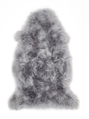 Origin Rug Collection. Grey Sheepskin Rug - Image 4 of 4