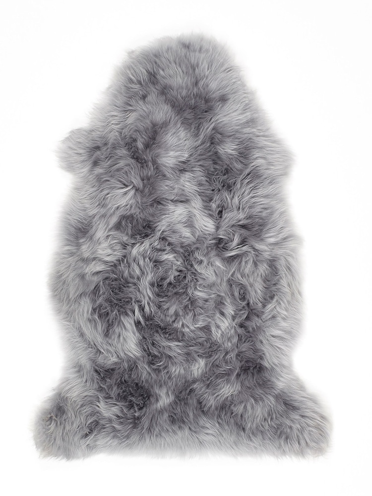 Origin Rug Collection. Grey Sheepskin Rug - Image 4 of 4