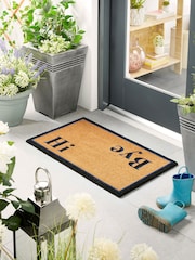 My Mat Hi Bye Printed Coir Doormat - Image 1 of 2