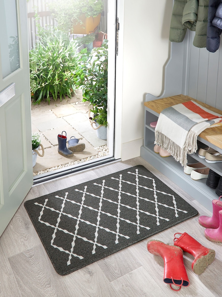 My Mat Charcoal Arbor Large Doormat - Image 1 of 4