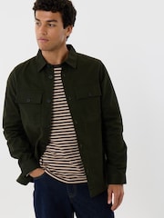 Threadbare Forest Green Lightweight Shacket - Image 1 of 5