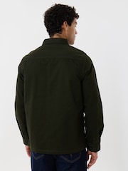 Threadbare Forest Green Lightweight Shacket - Image 2 of 5