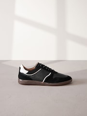 črna - Forever Comfort® Nizke retro usnjene trenirke - Slika 4 iz 8