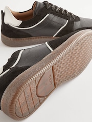 črna - Forever Comfort® Nizke retro usnjene trenirke - Slika 6 iz 8