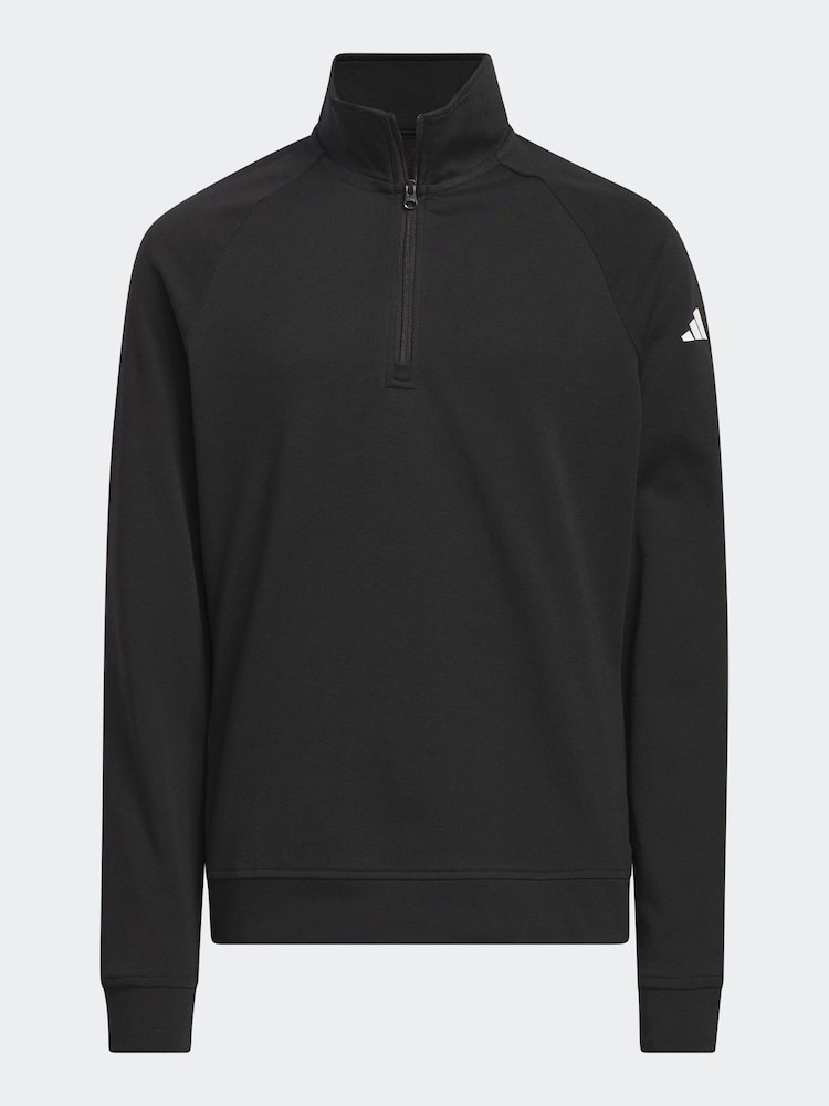 adidas Golf Quarter Zip Layer Black Sweatshirt - Image 1 of 5