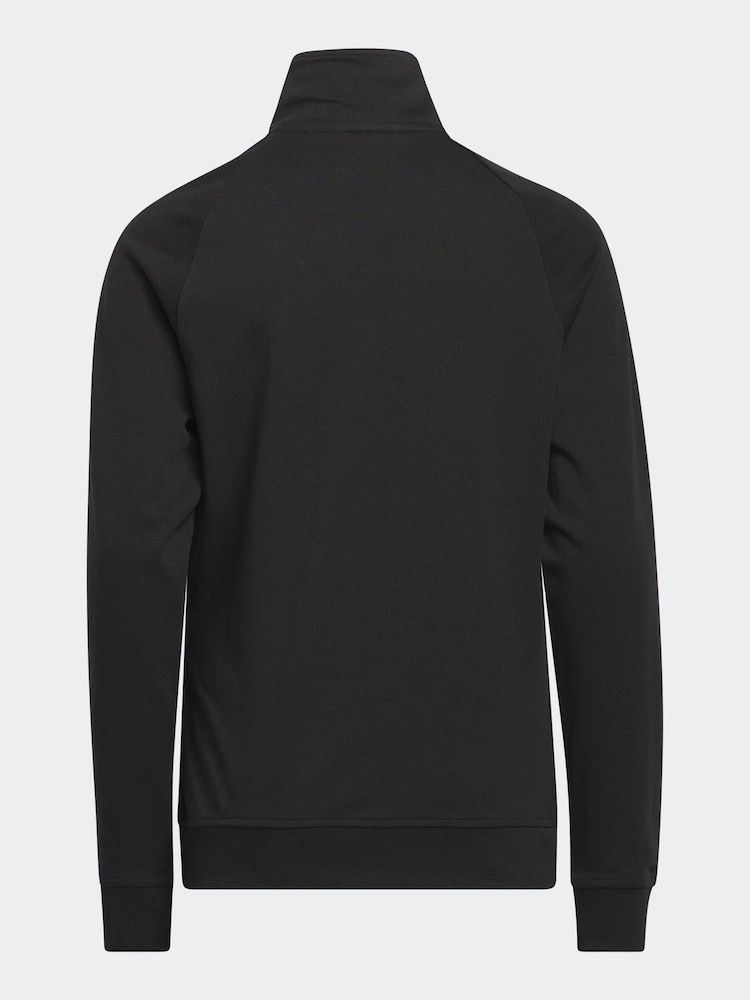 adidas Golf Quarter Zip Layer Black Sweatshirt - Image 2 of 5