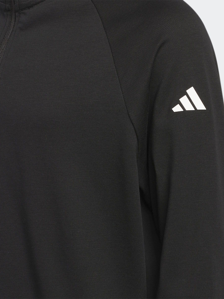adidas Golf Quarter Zip Layer Black Sweatshirt - Image 3 of 5