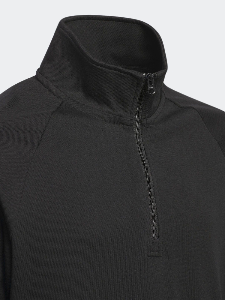 adidas Golf Quarter Zip Layer Black Sweatshirt - Image 4 of 5