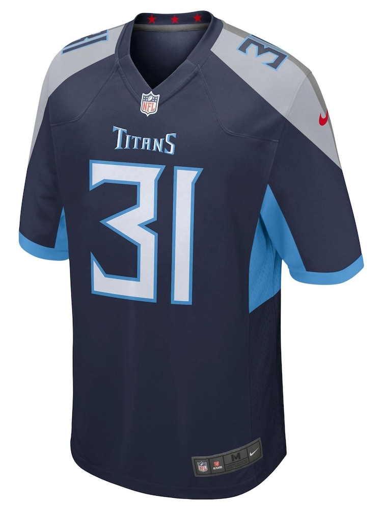Nike Blue NFL Tennessee Titans Home Game Jersey - Kevin Byard - Image 2 of 3
