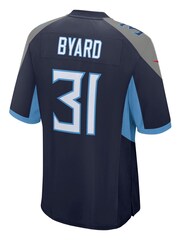 Nike Blue NFL Tennessee Titans Home Game Jersey - Kevin Byard - Image 3 of 3