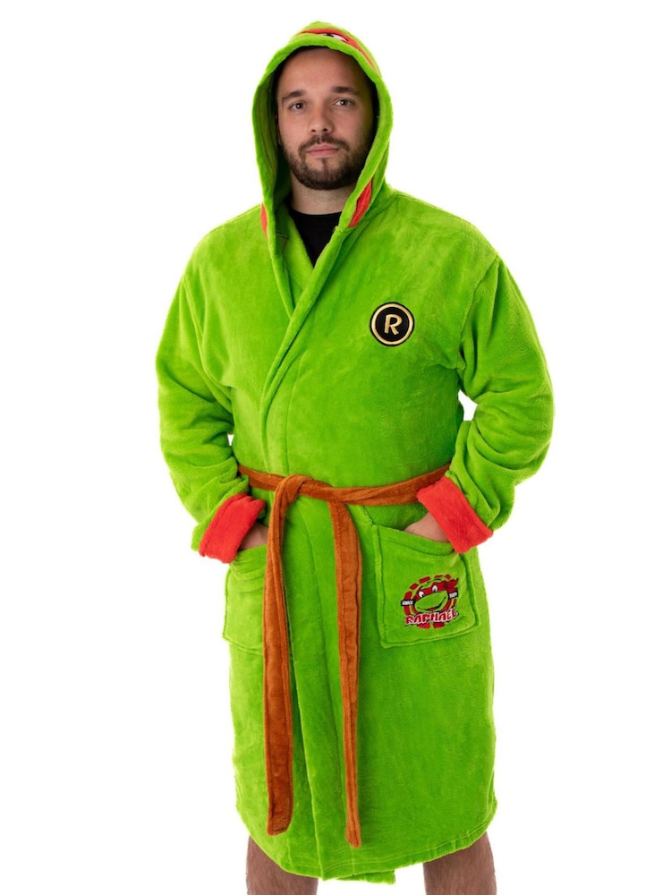Vanilla Underground Green Ninja Turtles Adult Dressing Gown - Image 1 of 5