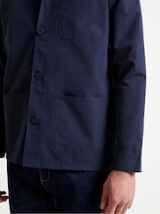 French Connection Dark Blue Utility Overshirt Coat Jacket - Image 3 of 3