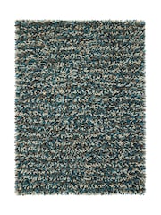 Origin Rug Collection. Blue Rocks Shaggy Rug - Image 2 of 2