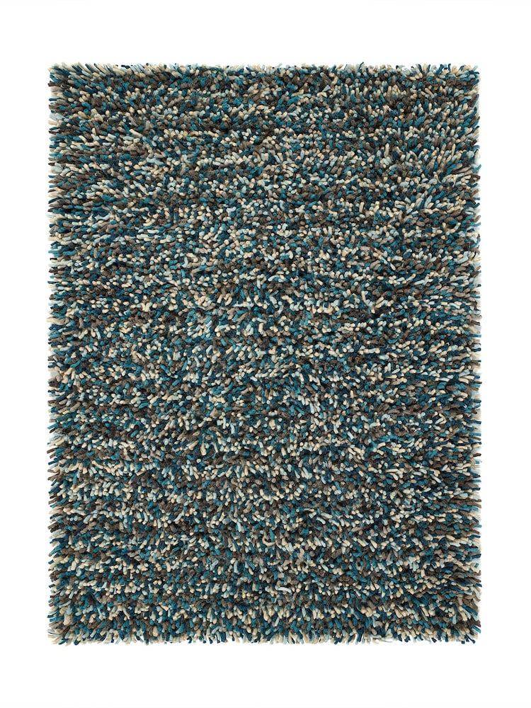 Origin Rug Collection. Blue Rocks Shaggy Rug - Image 2 of 2