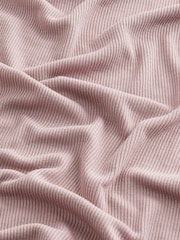 Mauve Purple Rib Long Sleeve Pyjamas - Image 8 of 9