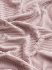 Mauve Purple Rib Long Sleeve Pyjamas - Image 9 of 9