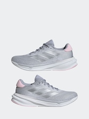 adidas Grey Supernova Stride Trainers - Image 8 of 12