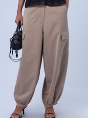 Religion Natural Balloon Utility Mia Trousers With Pocket Details - Image 8 of 8