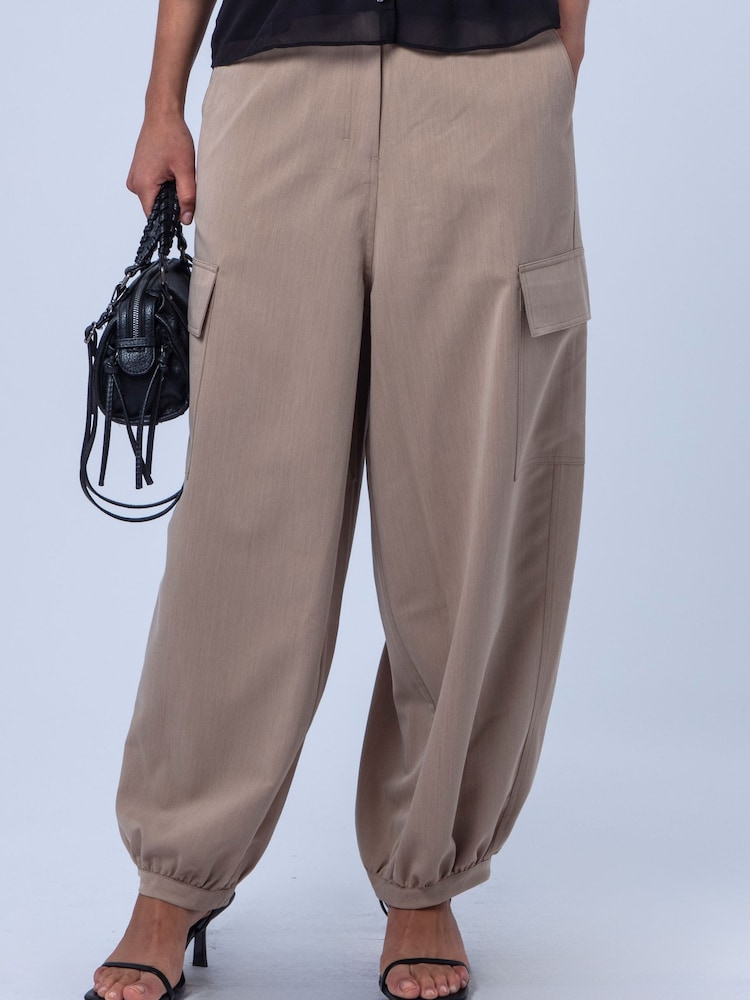 Religion Natural Balloon Utility Mia Trousers With Pocket Details - Image 8 of 8 Religion Natural Balloon Utility Mia Trousers With Pocket Details - Image 8 of 8