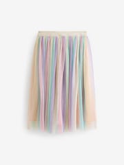 Rainbow Sequin Pleated Midi Skirt (3-16yrs) - Image 6 of 7
