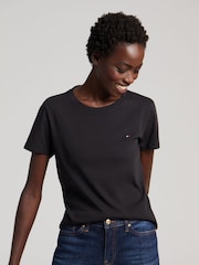 Черный - Tommy Hilfiger Heritage Alex 100% Cotton T-Shirt - Image 1 of 4