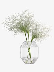 LSA International Silver Rotunda Textured Vase - Image 3 of 4