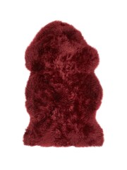 Origin Rug Collection. Berry Sheepskin Rug - Image 5 of 7