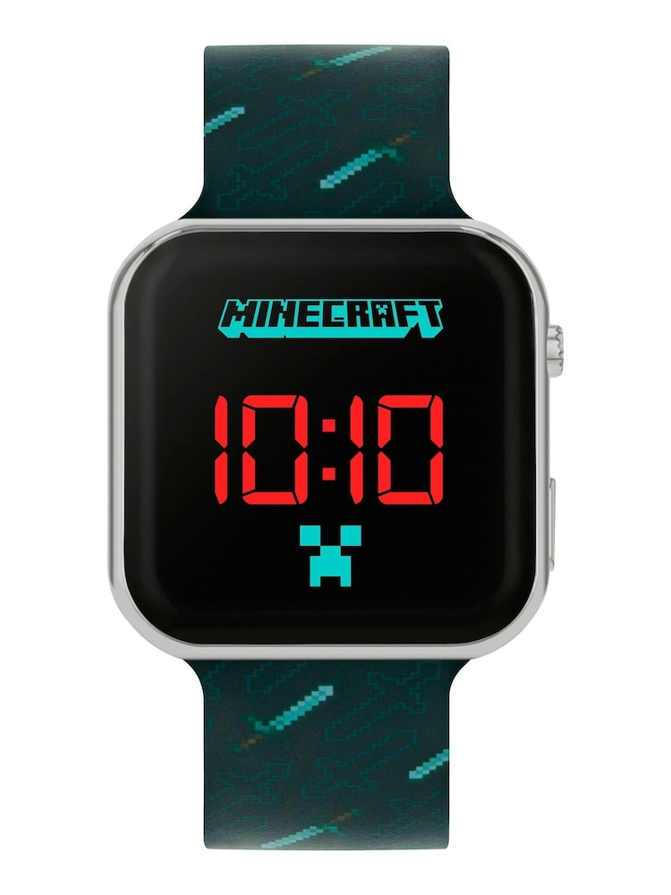 Peers Hardy Minecraft Strap Black LED Watch - Image 1 of 3