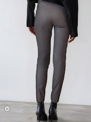 Religion Grey Ida Faux Leather Leggings - Image 5 of 8