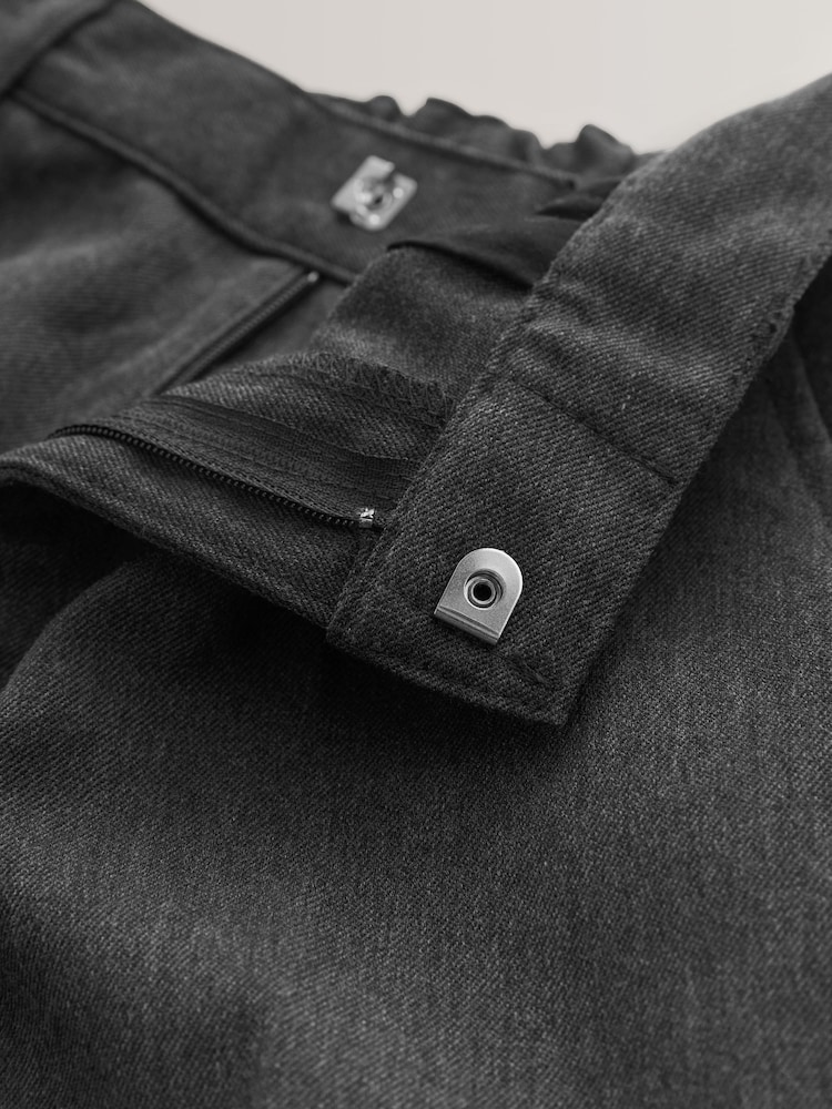 Gris - Pantalon scolaire à plis (3-17ans) - Image 4 of 7