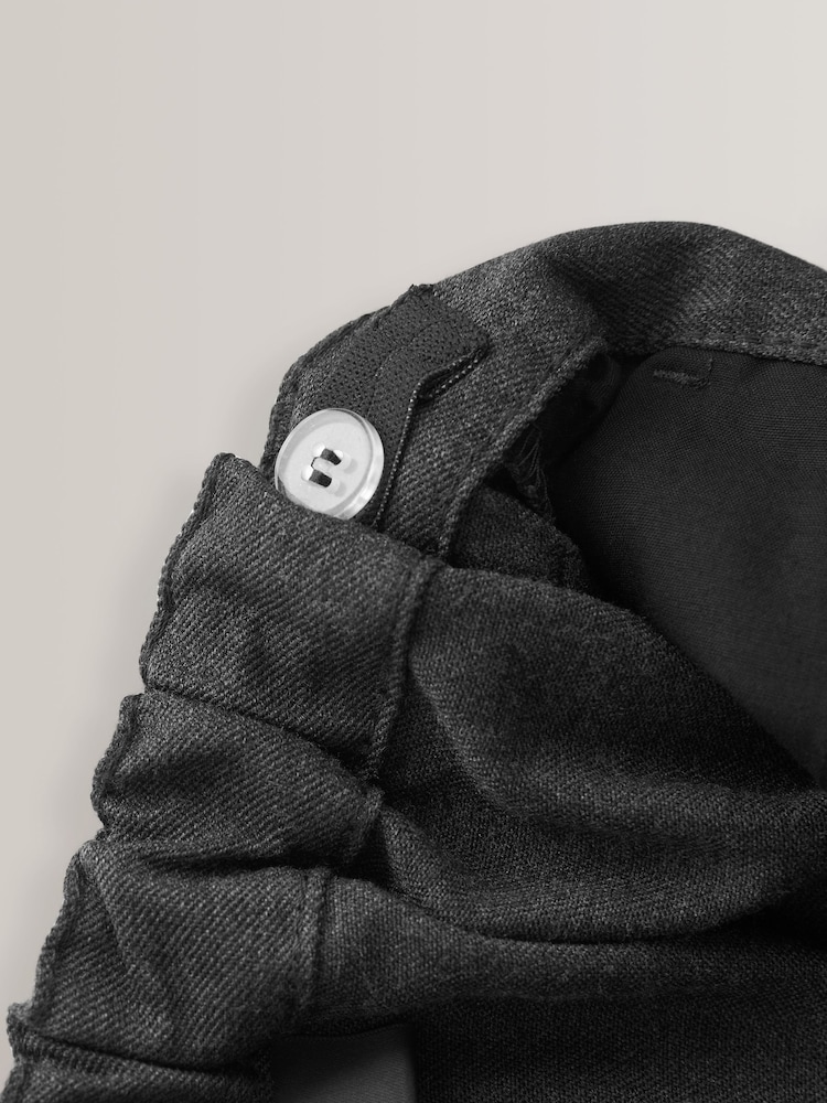 Gris - Pantalon scolaire à plis (3-17ans) - Image 5 of 7